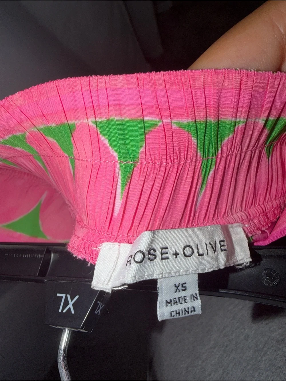 Rose + Olive Pink Patterned Flowy Pants (New with Tags!!)